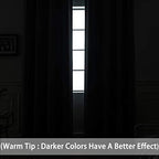 Yakamok Blackout Extra Wide Thermal Insulated Curtains, Total Shade Patio Door - Image 7