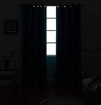 Yakamok Room Darkening Dark Gray Blackout Curtains Thermal Insulated Grommet - Image 2