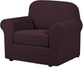 H.VERSAILTEX 2-Pieces Chair Cover Slipcover Furniture Protector Armchair Cover by HVERSAILTEX