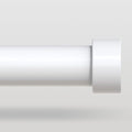 VOIIY White Curtain Rods for Windows 48 to 84 Inch, Size:36-88 Inch by VOIIYCurtainRods