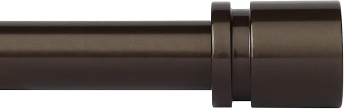 Byondeth Curtain Rods for Windows 16 to 120 Inches Adjustable Length 1 Inch by Byondeth