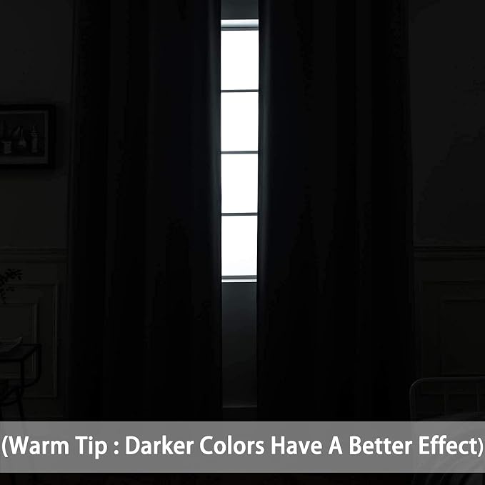 Yakamok 63 Inch Length Blackout Curtains - Image 3