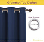 NICETOWN Blackout Draperies Curtains, All Season Thermal Insulated Solid - Image 2
