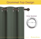NICETOWN Valances and Tiers for Bathroom, Kitchen Farmhouse Style Short Curtain - Image 2