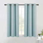 NICETOWN Modern Blackout Curtains Noise Reducing, Sky Blue, 2 Panels, W42 x L54 by NICETOWN