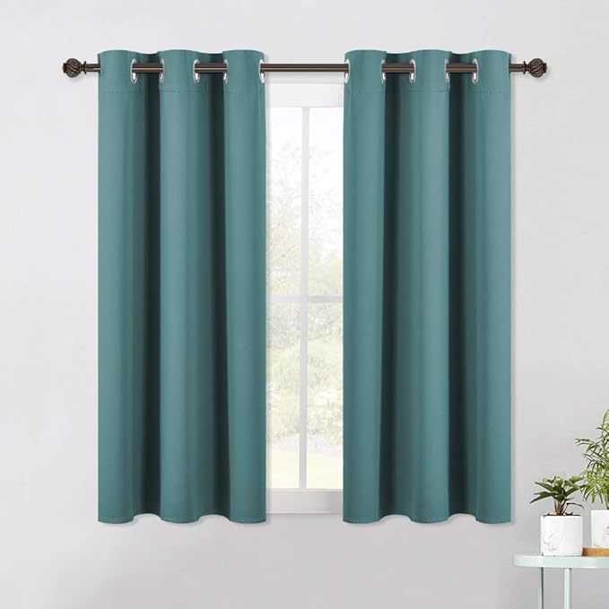 NICETOWN Living Room Window Curtain Panels, Thermal Insulated Solid Grommet by NICETOWN