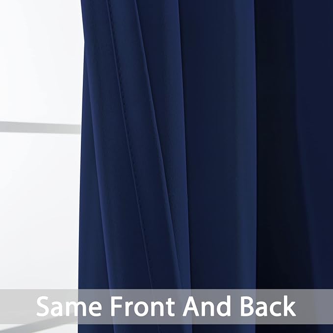 Yakamok Blackout Curtains Room Darkening Thermal Insulated - Image 3