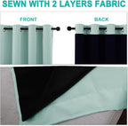 NICETOWN 100% Blackout Window Curtain Panels, Full Light Blocking Drapes - Image 5