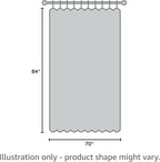 Yakamok 100% Blackout Lined Panels, Room Darkening Thermal Insulated Blackout - Image 8