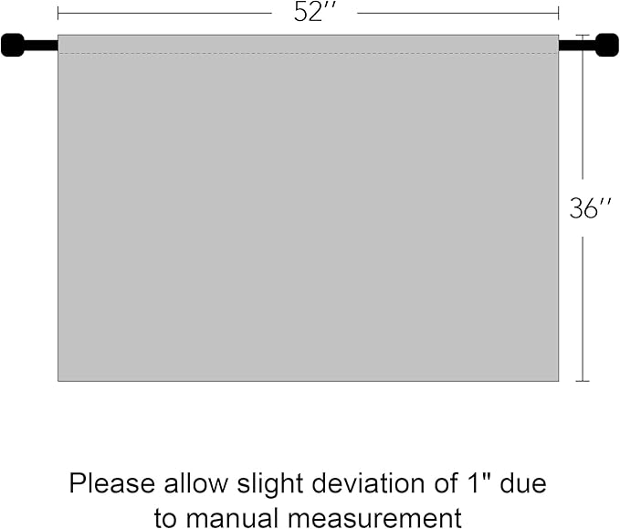 RYB HOME Short Blackout Curtains - Image 8