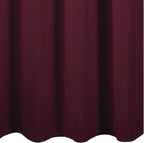 LEMOMO Blackout Curtains 52 x 90 Inch Long Burgundy Red Curtains Set of 2 - Image 8