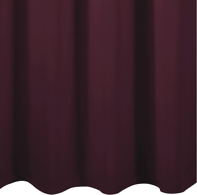 LEMOMO Burgundy Red Thermal Blackout Curtains/38 x 84 Inch/Set of 2 Panels Room - Image 9