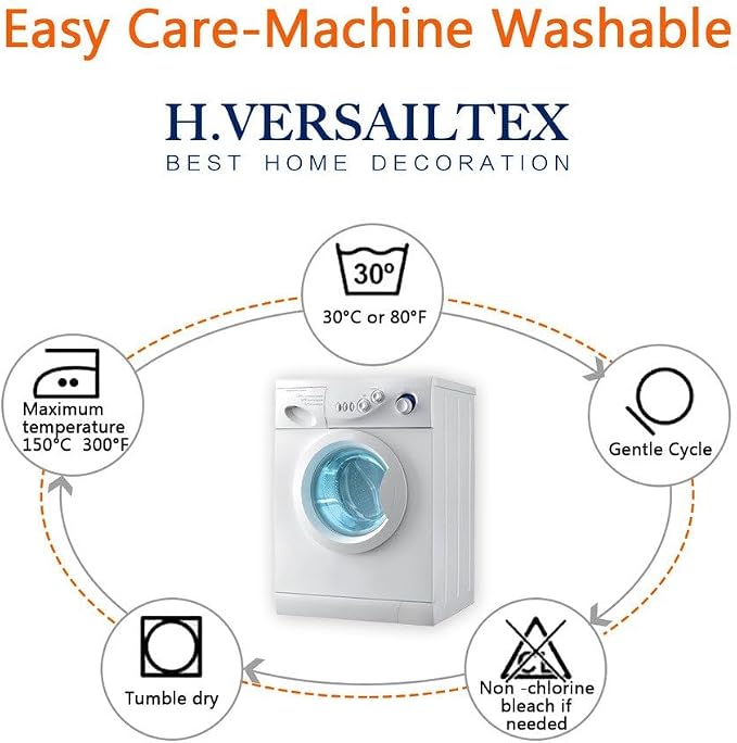 H.VERSAILTEX Blackout Patio Curtains 100 x 108 Inches - Image 7