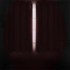 LEMOMO Burgundy Red Blackout Curtains 52 x 63 Inch Length/Set of 2 Curtain - Image 3