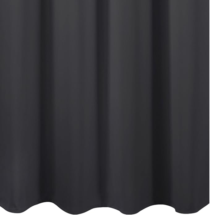 LEMOMO Dark Grey Thermal Blackout Curtains/52 x 72 Inch/Set of 2 Panels Room - Image 8