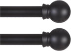 Thestoa 5/8" Diameter Splicing Curtain Rods 2 pack by Thestoa