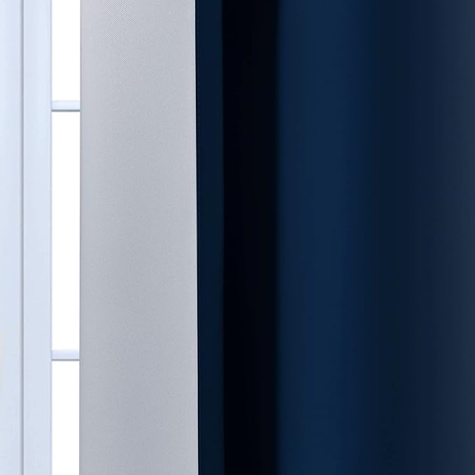 Yakamok Light Blocking Ombre Curtains, Room Darkening Grommet Window Drapes - Image 7