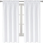 DWCN White Curtains for Living Room Thermal Insulated, 50% Light Blocking - Image 8