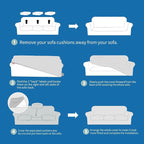 XINEAGE New 4 Pieces Couch Covers - Image 7
