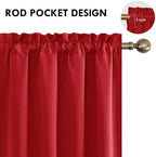 DWCN Christmas Blackout Curtains Room Darkening Thermal Insulated Bedroom - Image 4
