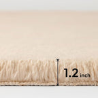 Ashler HOME DECO Ultra Soft Faux Rabbit Fur Chair Couch Cover Area Rug - Image 2