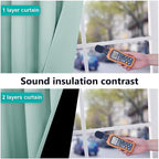 NICETOWN Full Shading Curtains for Windows, Super Heavy-Duty Black Lined - Image 3
