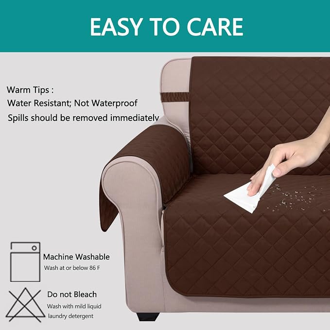 U-NICE HOME Recliner Chair Covers Reversible Chair Cover Pet Covers - Image 5