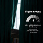 MIULEE Velvet Curtains 96 inches 2 Panels - Image 5