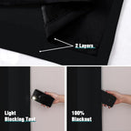 ChrisDowa 100% Blackout Curtains 120 inch Long - Image 4