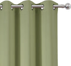 LEMOMO Sage Green Thermal Blackout Curtains/42 x 95 Inch/Set of 2 Panels Room - Image 6