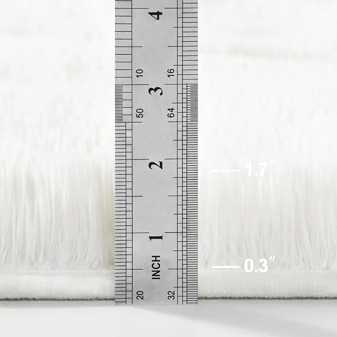 Deerhoo Large Shag Area Rugs 6 x 9, Plush Fuzzy Rugs - Image 6