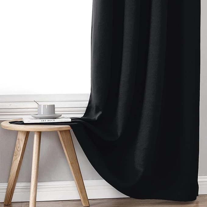 ChrisDowa 100% Blackout Curtains 108 inch Long - Image 7