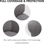 PureFit Super Stretch Chair Sofa Slipcover – Spandex Non Slip Soft Couch Sofa - Image 3