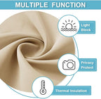RYB HOME Curtains for Bedroom Living Room 63 inches Long, Thermal Insulated - Image 2