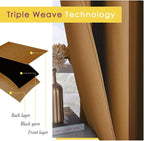 NICETOWN Kitchen Curtain Panels Blackout Draperies, 1 Pair, 34 by 60-Inch - Image 4