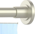 CorkLatta Brushed Nickel Shower Curtain Rod 31 to 68 Inch, 1 Inch Diameter by CorkLatta