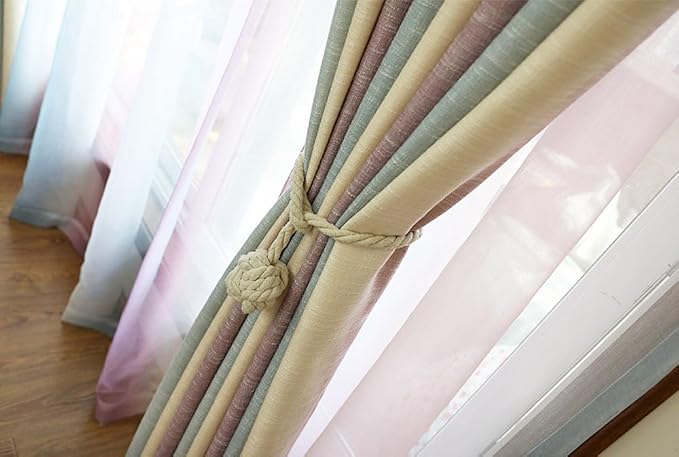 Melaluxe 4 Pack Curtain Tiebacks - Image 6