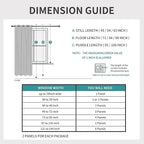 Joydeco Blackout Curtains 90 Inch Length 2 Panels Set, Thermal Insulated Long - Image 6