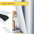 NICETOWN Room Darkening Draperies Curtains Panels, Window Treatment Thermal - Image 3
