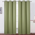 LEMOMO Sage Green Thermal Blackout Curtains/42 x 95 Inch/Set of 2 Panels Room by Lemomo