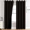 ChrisDowa 100% Blackout Curtains 108 inch Long by ChrisDowa