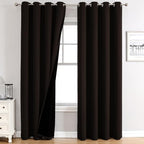 ChrisDowa 100% Blackout Curtains 108 inch Long by ChrisDowa