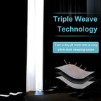 RYB HOME Blackout Curtains for Bedroom Living Room 72 inches Long, Thermal - Image 4