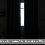 Yakamok Blackout Curtains 84 Inches Long Coral Room Darkening Thermal Insulated - Image 4