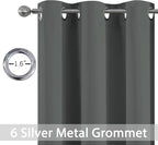 Yakamok 63 Inch Length Blackout Curtains - Image 2