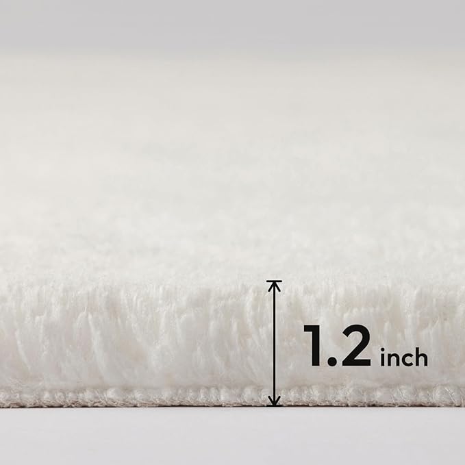 Ashler Faux Fur Rug, Ultra Soft Faux Rabbit Fur, 2.2 x 6 Feet Rectangle - Image 2