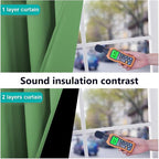 NICETOWN Full Shade Curtain Panels, Forest Green, Pair of Thermal Insulated & - Image 4