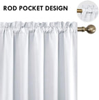 DWCN White Room Darkening Curtains - Image 3