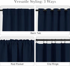 PONY DANCE Blackout Kitchen Curtains - Image 5