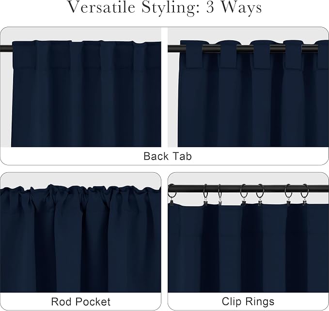PONY DANCE Blackout Kitchen Curtains - Image 5